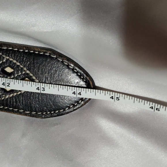 Men's Sz. 36 Leather Belt - Picture 5 of 14